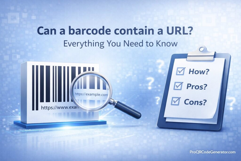 Can a Barcode Contain a URL