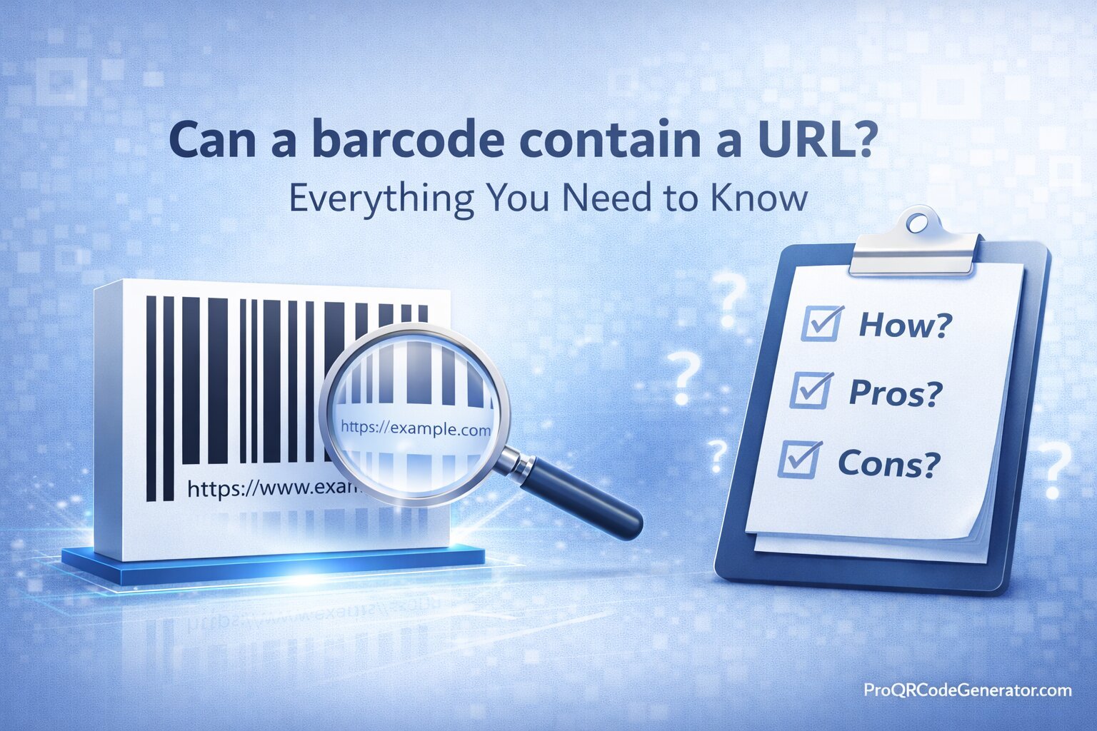 Can a Barcode Contain a URL