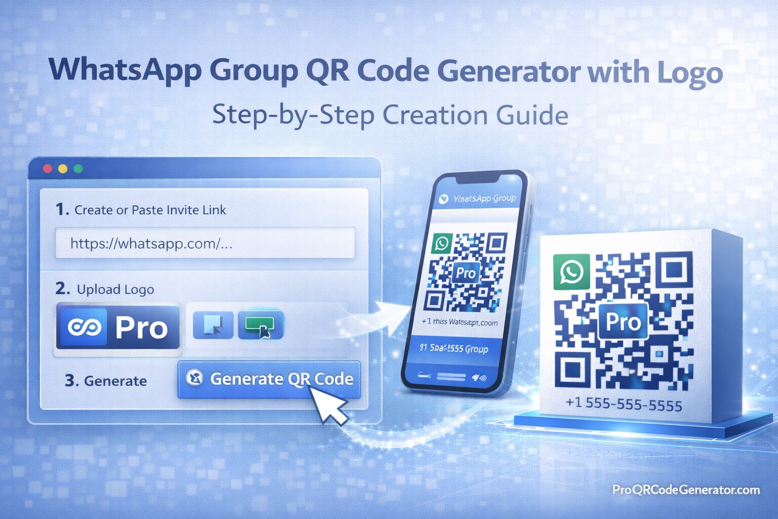 WhatsApp Group QR Code Generator