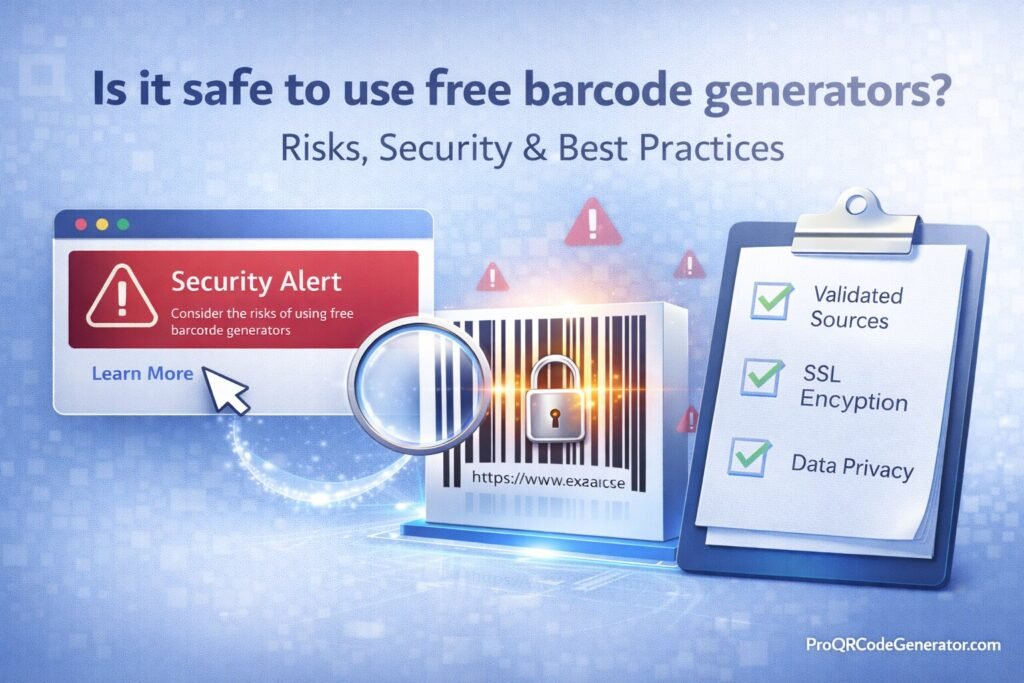 Is It Safe to Use Free Barcode Generators? – Risks, Security & Best Practices 2 Free Barcode Generators