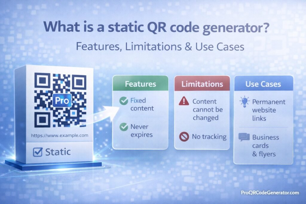 Static QR Code Generator