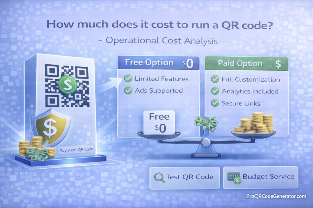 How Much Does It Cost to Run a QR Code? – Operational Cost Analysis 2 QR Code Cost Analysis