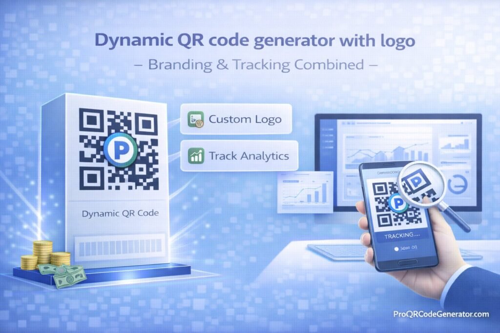 Dynamic QR Code Generator with Logo