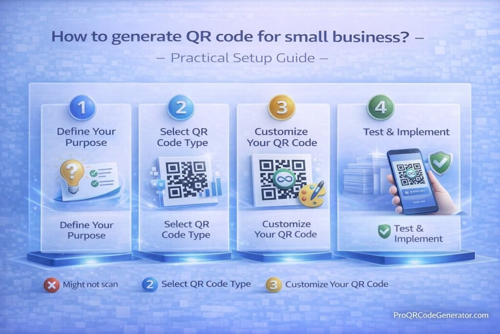 Generate QR Code for Small Business