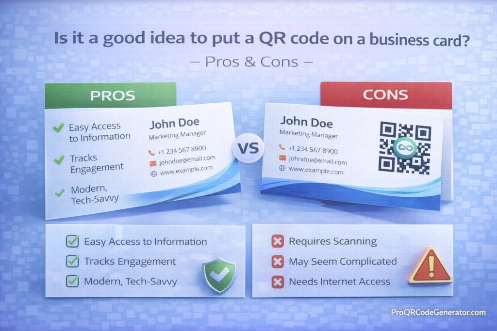 QR Code on a Business Card