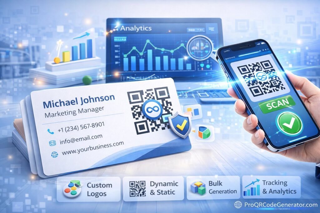 Best QR Code Generator for Business Cards – Print-Ready & Trackable Options 2 QR Code Generator for Business Cards