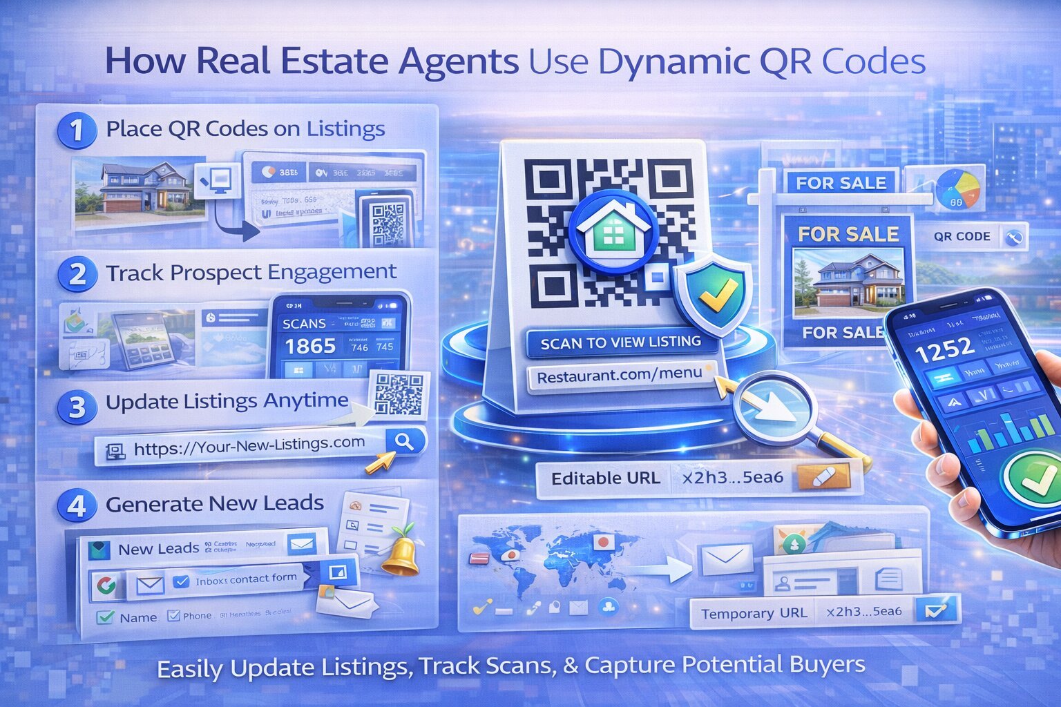 Real Estate Agents Use Dynamic QR Codes