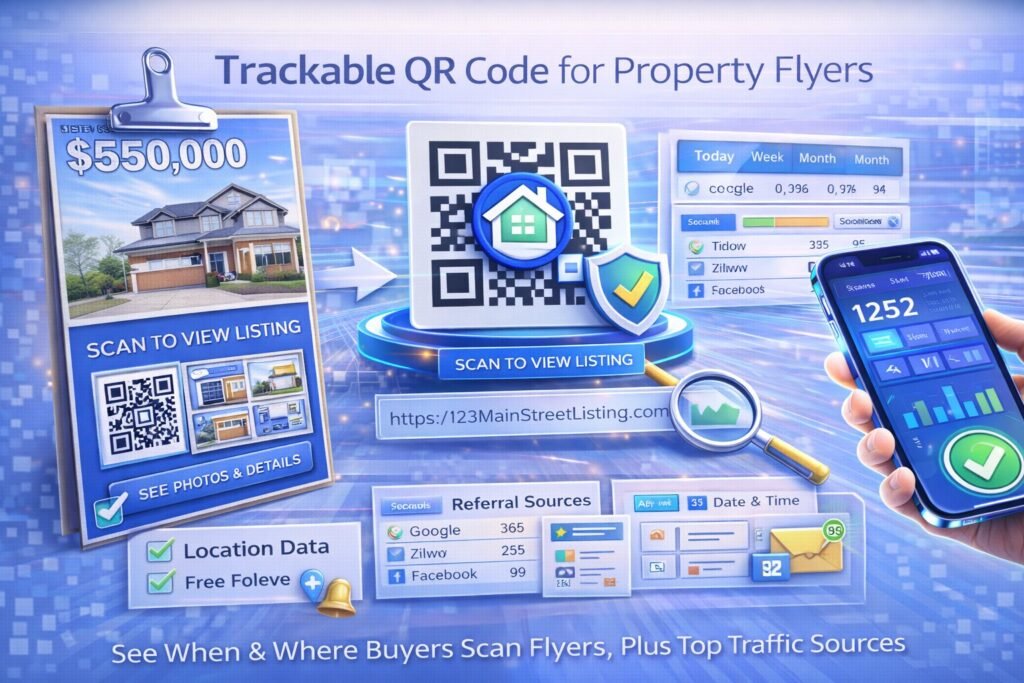 Trackable QR Code for Property Flyers