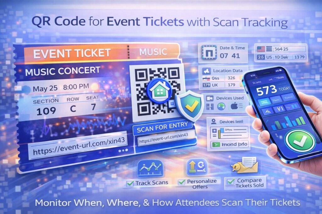 QR Code for Event Tickets