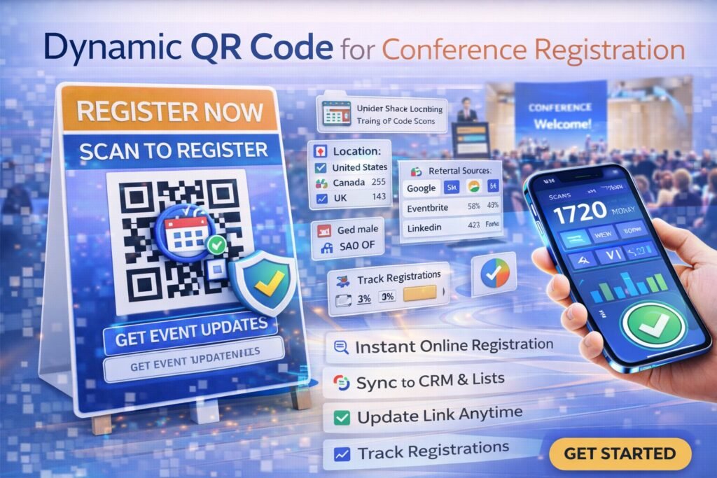 The Strategic Guide to Using a Dynamic QR Code for Conference Registration 2 Dynamic QR Code for Conference Registration