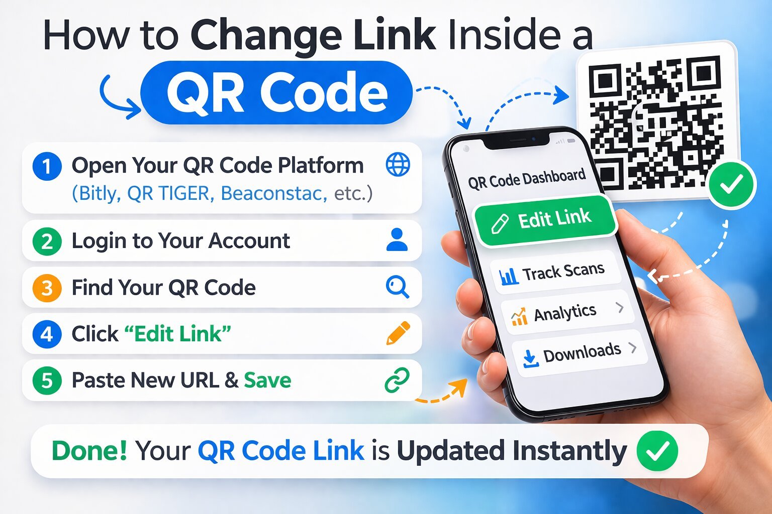 Change Link Inside a QR Code