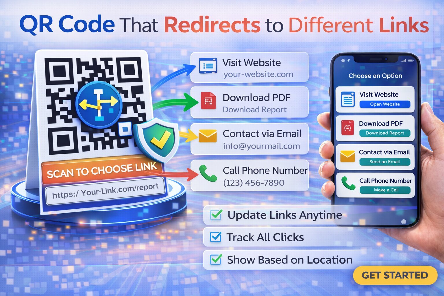 QR Code That Redirects to Different Links