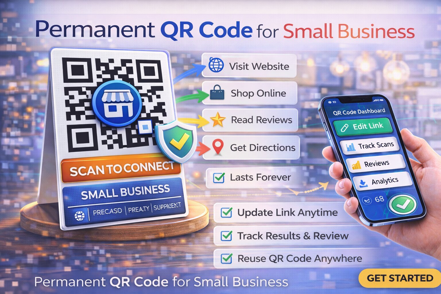 Permanent QR Code for Small Business