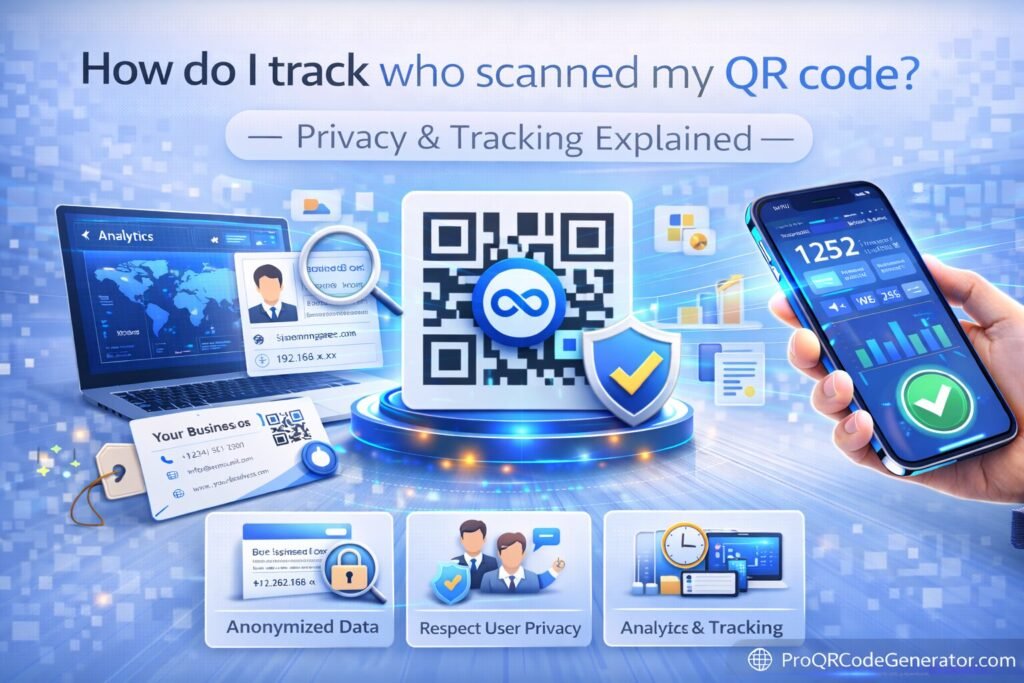 track who scanned my QR code