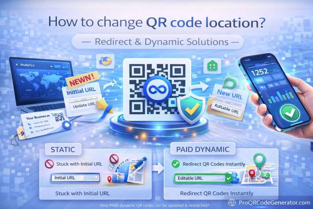 How to Change QR Code Location: The Complete Guide to Redirects and Dynamic Solutions 2 Change QR Code Location