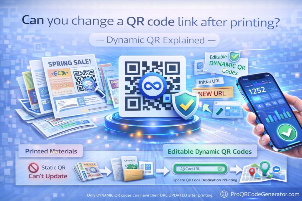 Change a QR Code Link After Printing